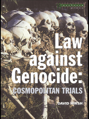 cover image of Law Against Genocide